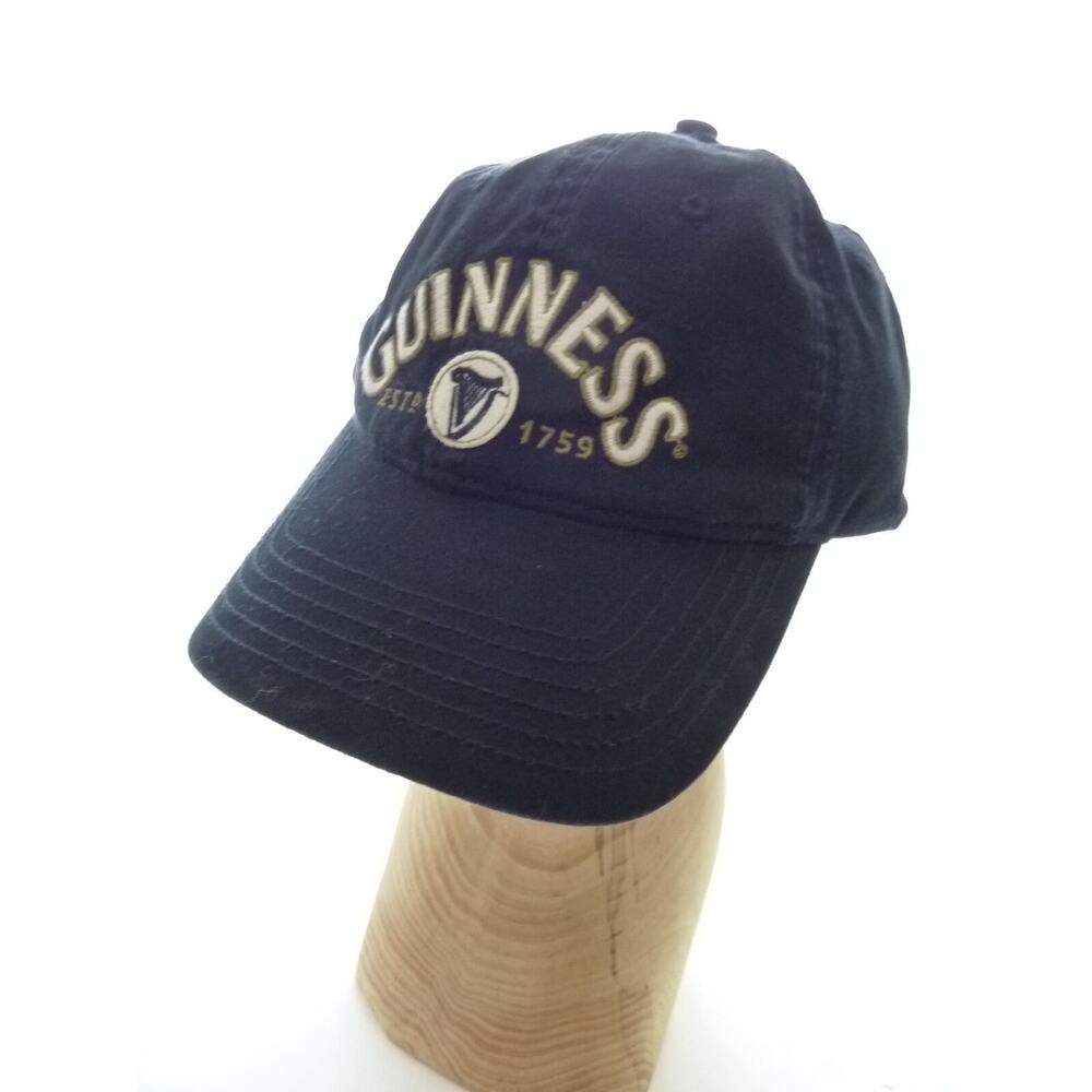 Black Guinness Stout Est 1759 Adjustable Baseball Cap Official Beer Merchandise